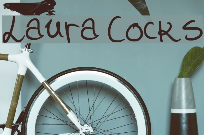 Laura Cocks Font examples