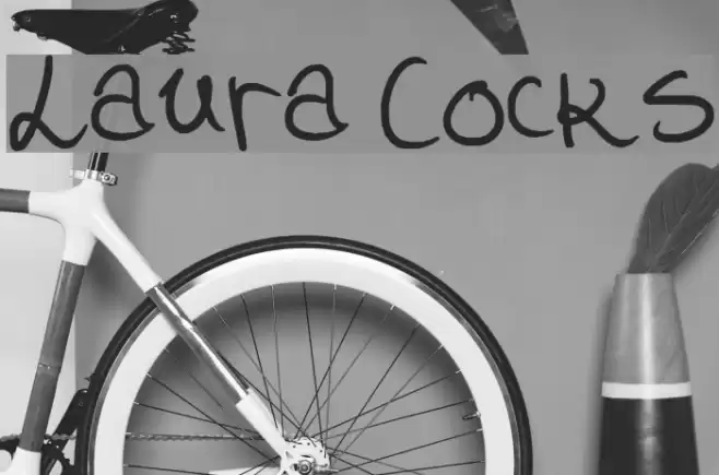 Laura Cocks Font examples