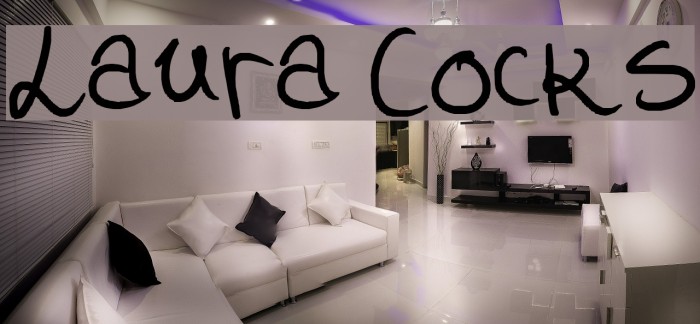Laura Cocks Font examples