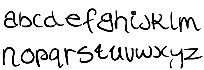 Laura Cocks Font LOWERCASE