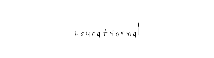 Laura-Normal  Frei Schriftart Herunterladen