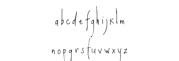Laura-Normal Font LOWERCASE