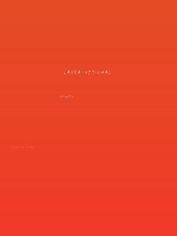 Laura-Optional Poster