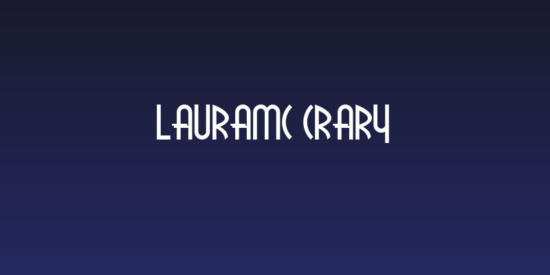 LauraMc Crary Social Header