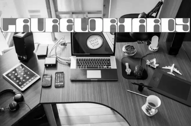 LaurelOrHardy Font examples