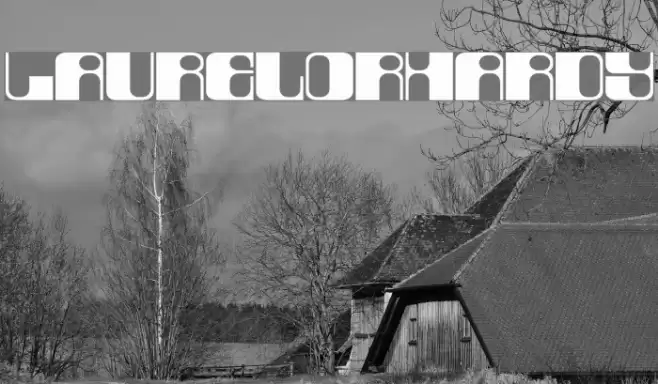 LaurelOrHardy Font examples