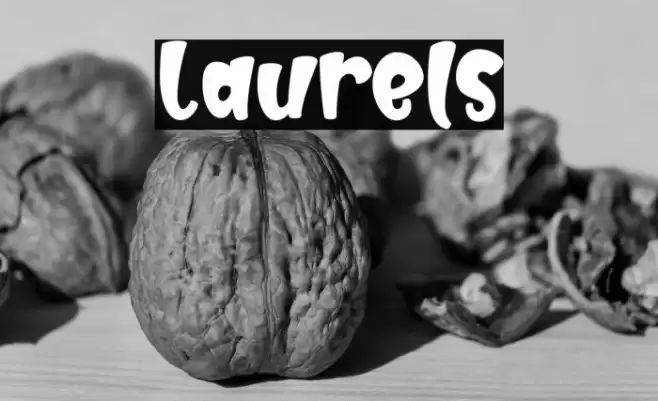 Laurels Font examples