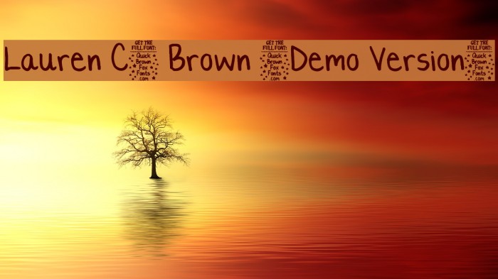 Lauren C. Brown [Demo Version] Example 2