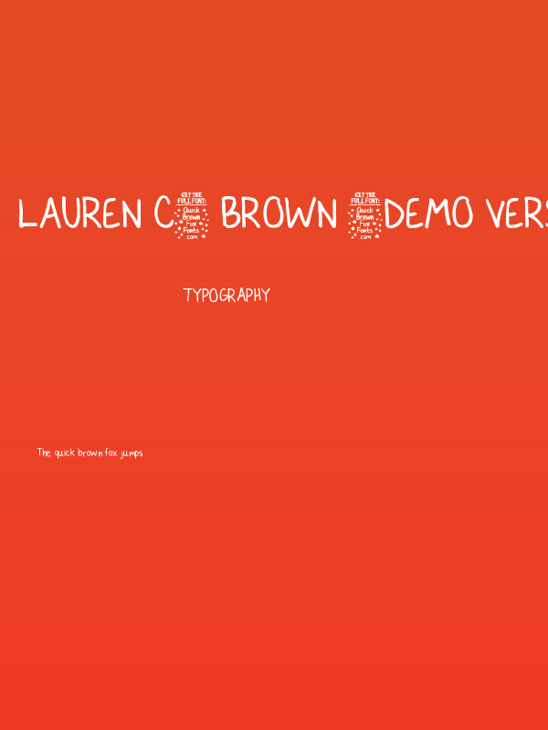 Lauren C. Brown [Demo Version] Poster