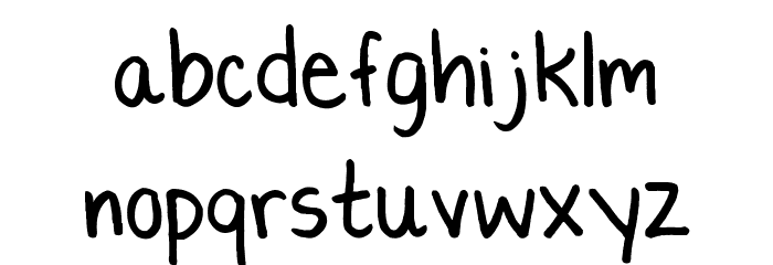 Lauren C. Brown Font LOWERCASE
