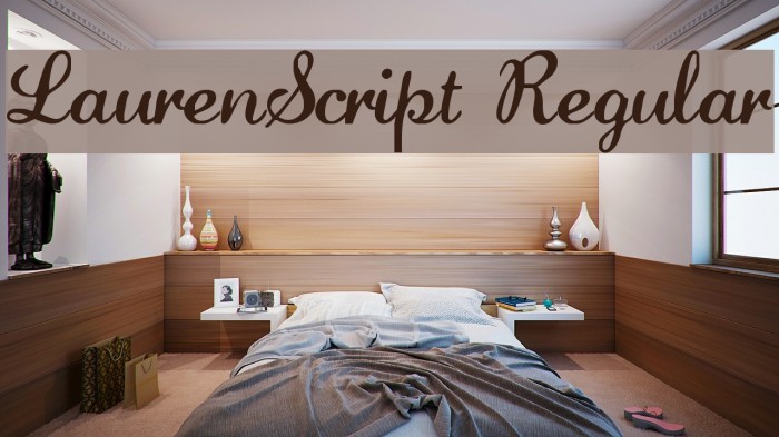 LaurenScript Regular Font examples