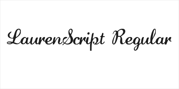LaurenScript Regular Logo