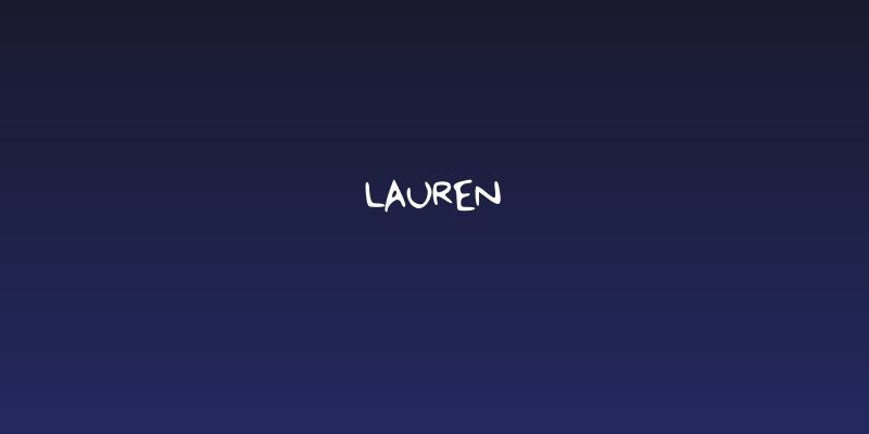 Lauren Social Header