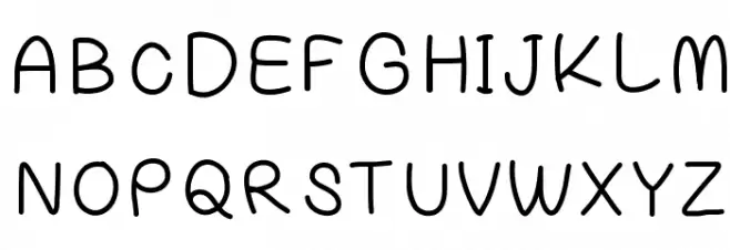 Laurenawrecksus Schriftart Groß