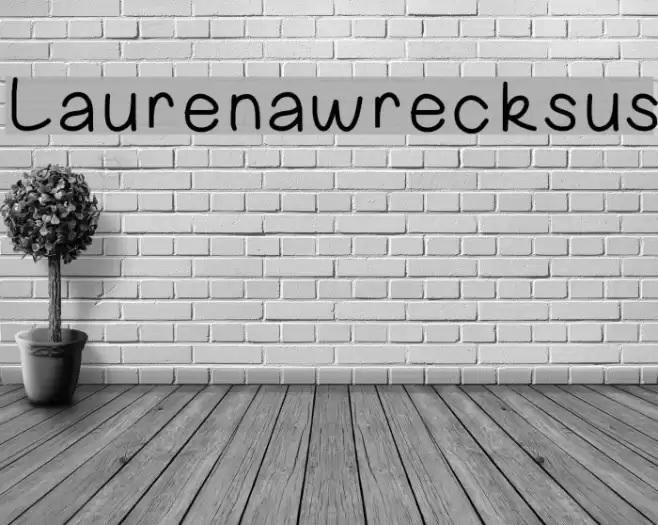 Laurenawrecksus Font examples