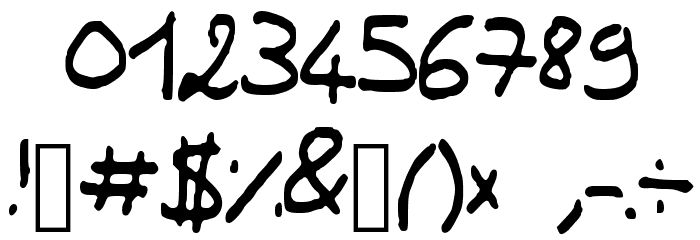 LaureneScriptFont Font OTHER CHARS