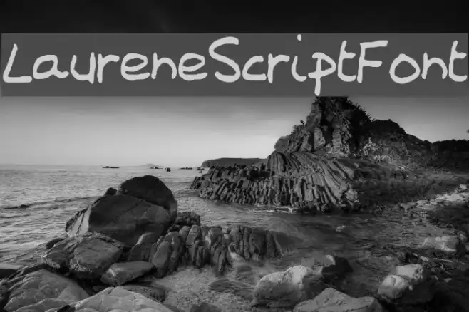 LaureneScriptFont Example 1