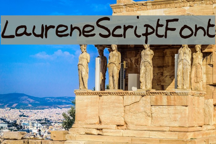 LaureneScriptFont Font examples