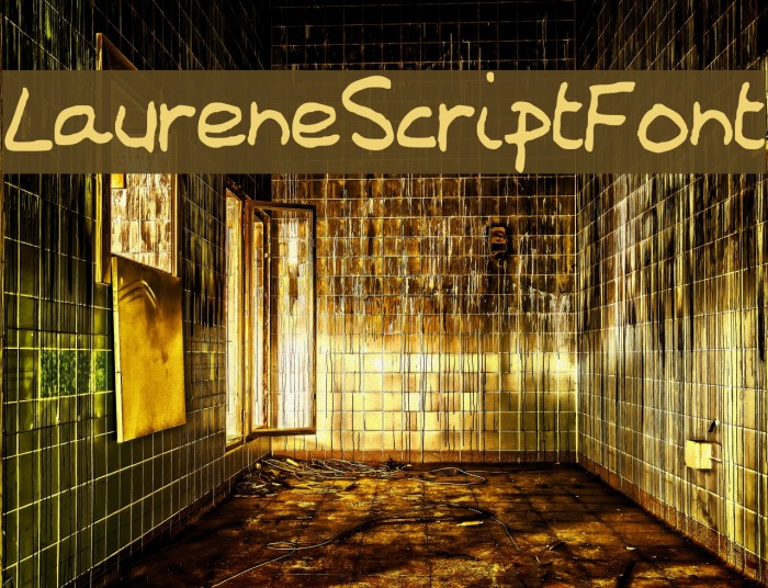 LaureneScriptFont Font examples