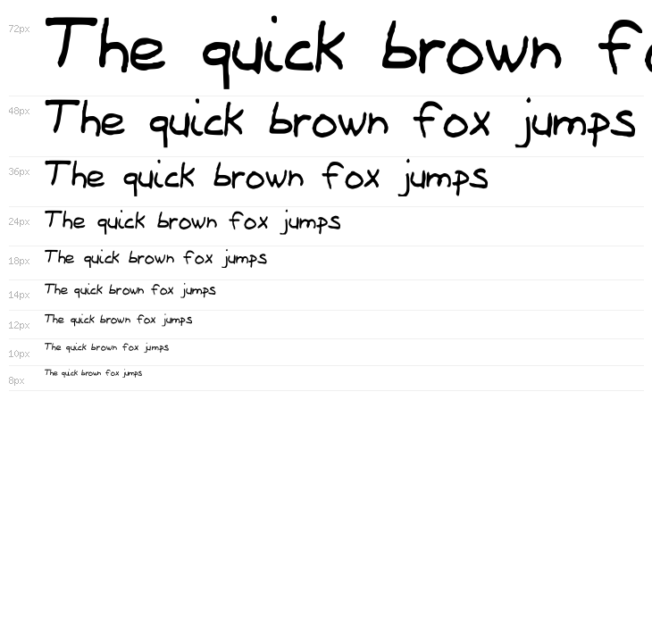 LaureneScriptFont Waterfall