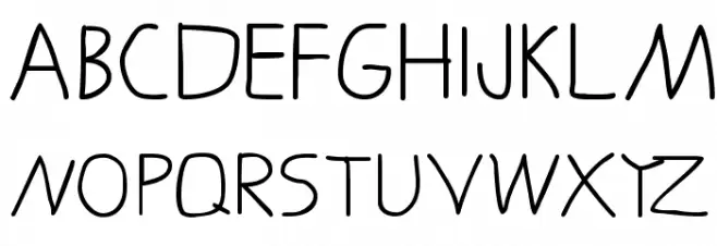 LaurensErste Schriftart Groß