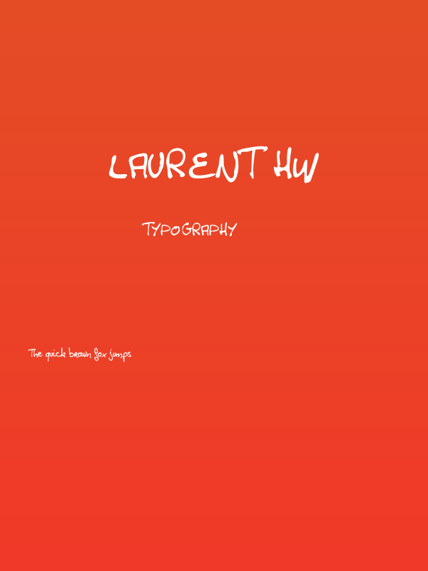 Laurent HW Poster