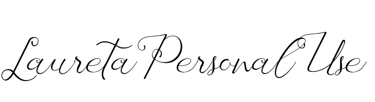 Laureta Personal Use  Free Fonts Download