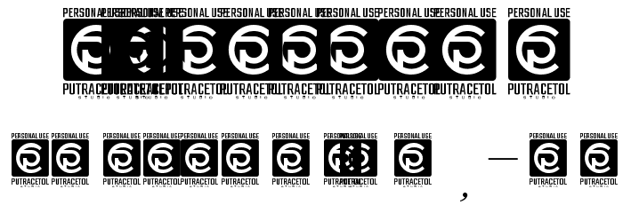 Laureta Personal Use Font OTHER CHARS