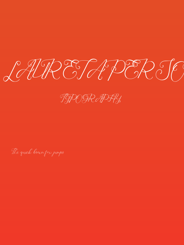 Laureta Personal Use Poster