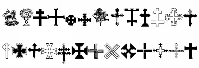 Laus Sus Cris Two Regular Font Litere mari