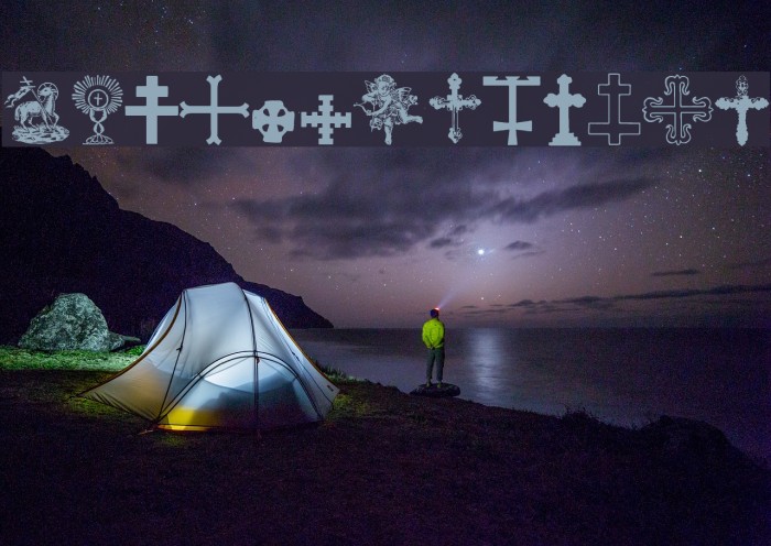 Laus Sus Cris Two Regular Font examples
