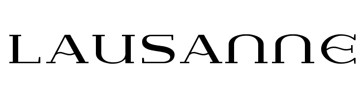 Lausanne Font