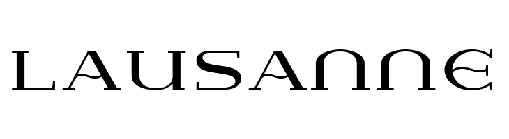 Lausanne  免费字体下载