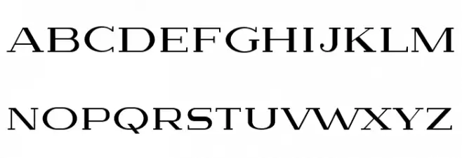 Lausanne フォント 大文字