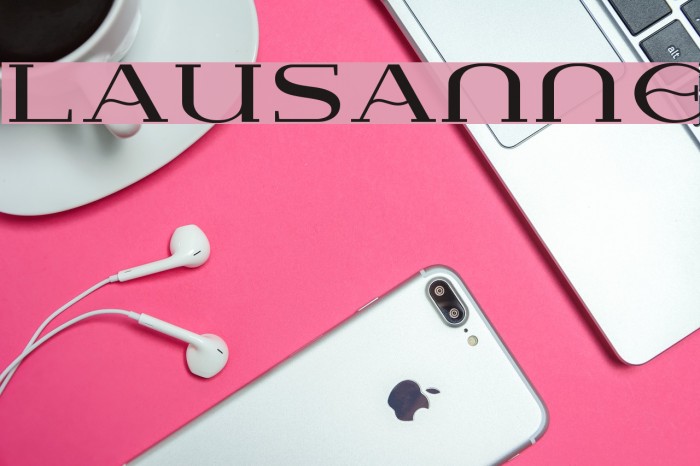Lausanne Font examples