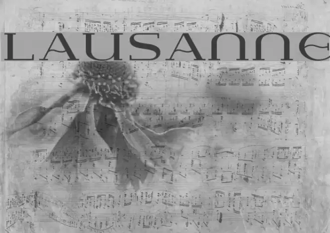 Lausanne Font examples