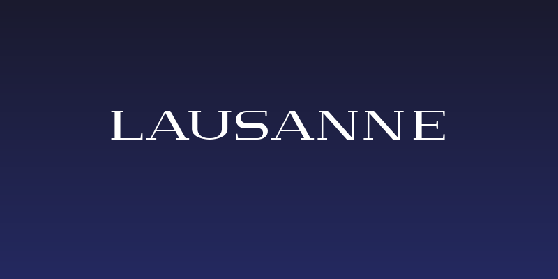 Lausanne Social Header