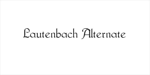 Lautenbach Alternate Logo