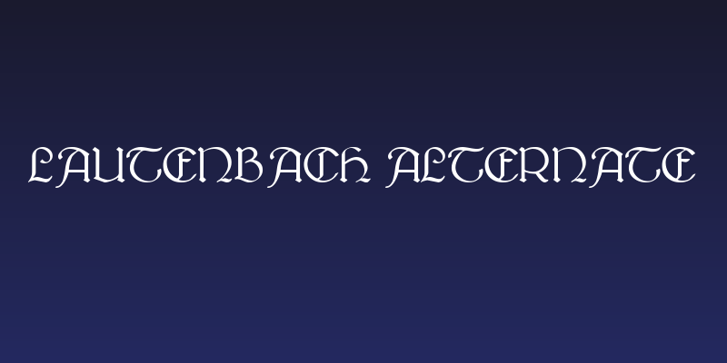 Lautenbach Alternate Social Header