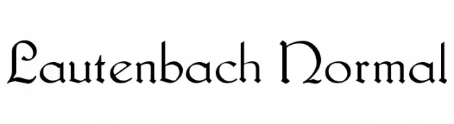 Lautenbach Normal  Fuentes Gratis Descargar