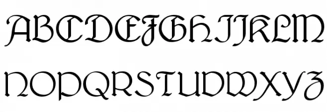 Lautenbach Normal Schriftart Groß