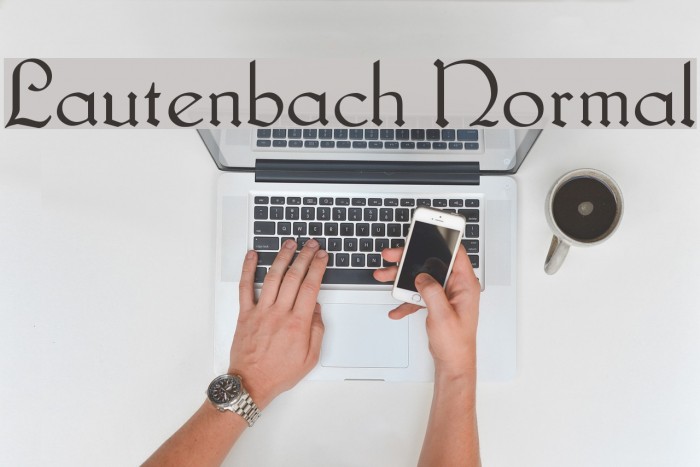 Lautenbach Normal Font examples