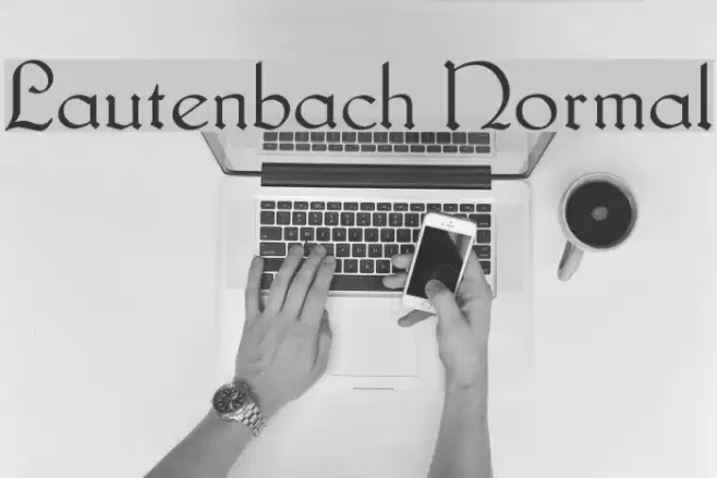 Lautenbach Normal Fonte examples