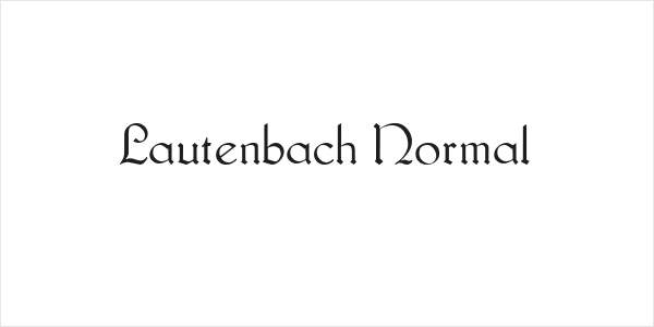 Lautenbach Normal Logo