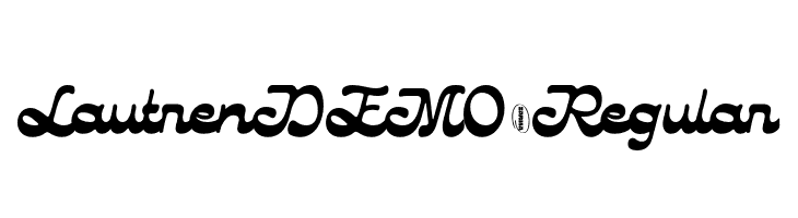 LautrenDEMO-Regular  免费字体下载