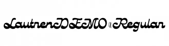 LautrenDEMO-Regular  font caratteri gratis
