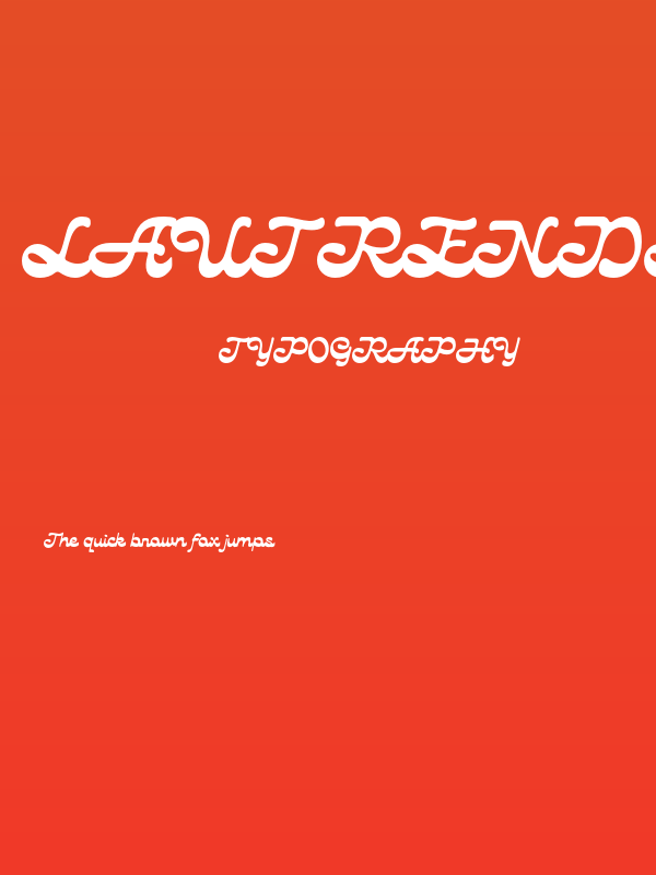 LautrenDEMO-Regular Poster