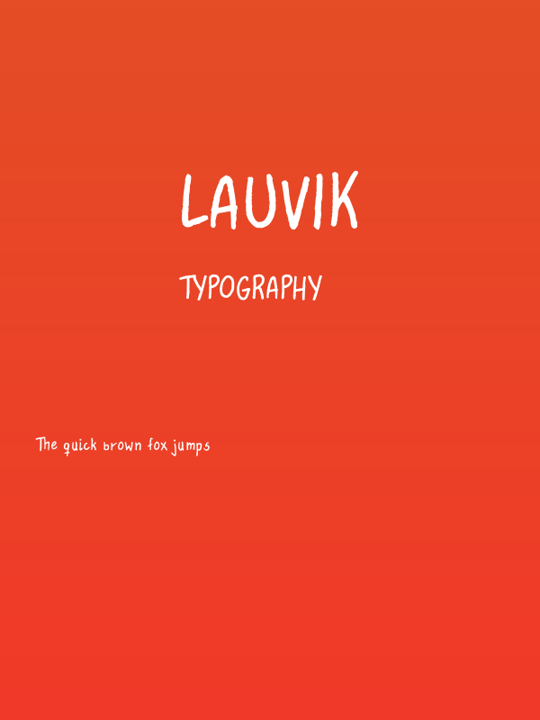 Lauvik Poster