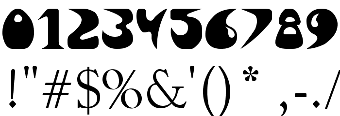 Lava Silhouettes Font OTHER CHARS
