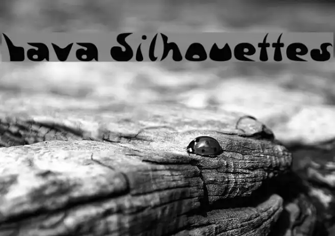 Lava Silhouettes Example 2